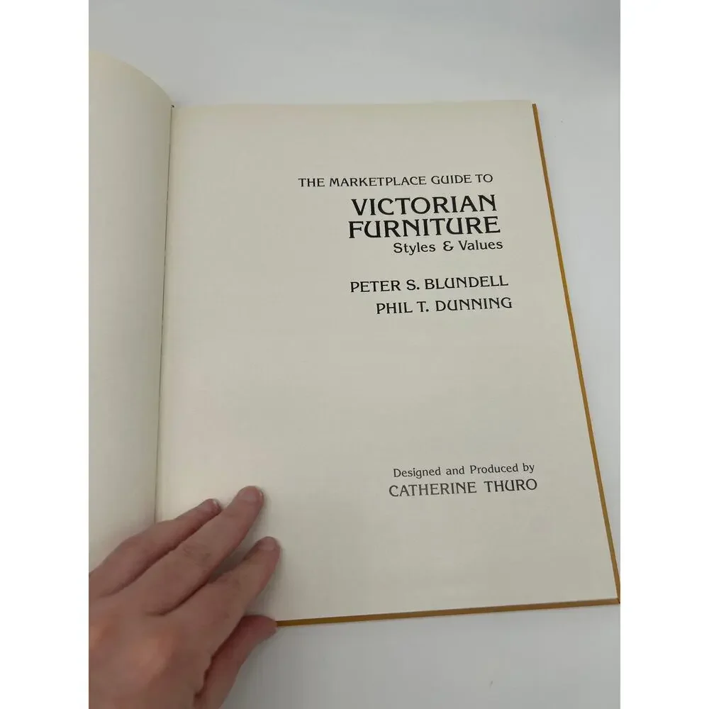 Vintage 1981 Marketplace Guide to Victorian Furniture Styles & Values Hardcover
